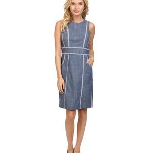 Catherine Malandrino Chambray Shift Dress SZ 6